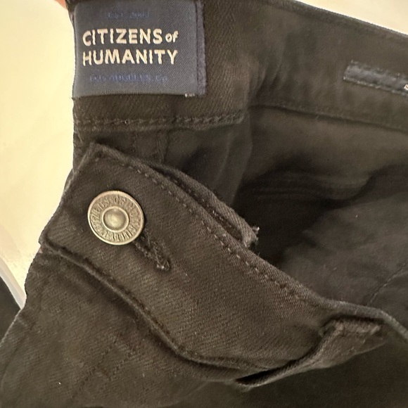 Citizens of Humanity Isola Mid Rise Cropped Boot Jean 
In Plush Black Sz 30 - Picture 12 of 12